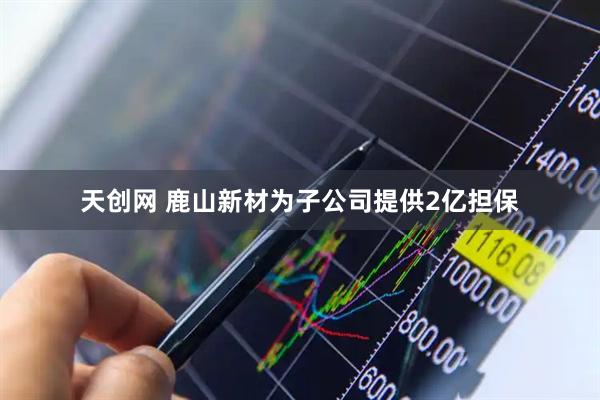 天创网 鹿山新材为子公司提供2亿担保