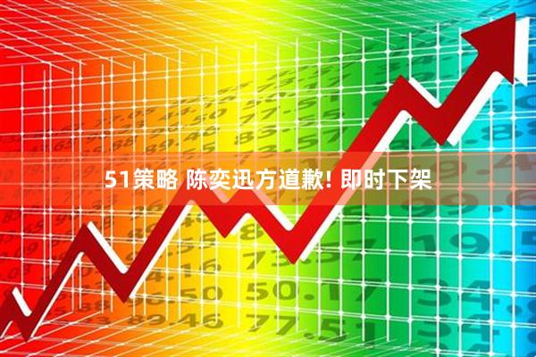 51策略 陈奕迅方道歉! 即时下架