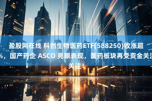 盈股网在线 科创生物医药ETF(588250)收涨超4%，国产药企 ASCO 亮眼表现，医药板块再受资金关注！